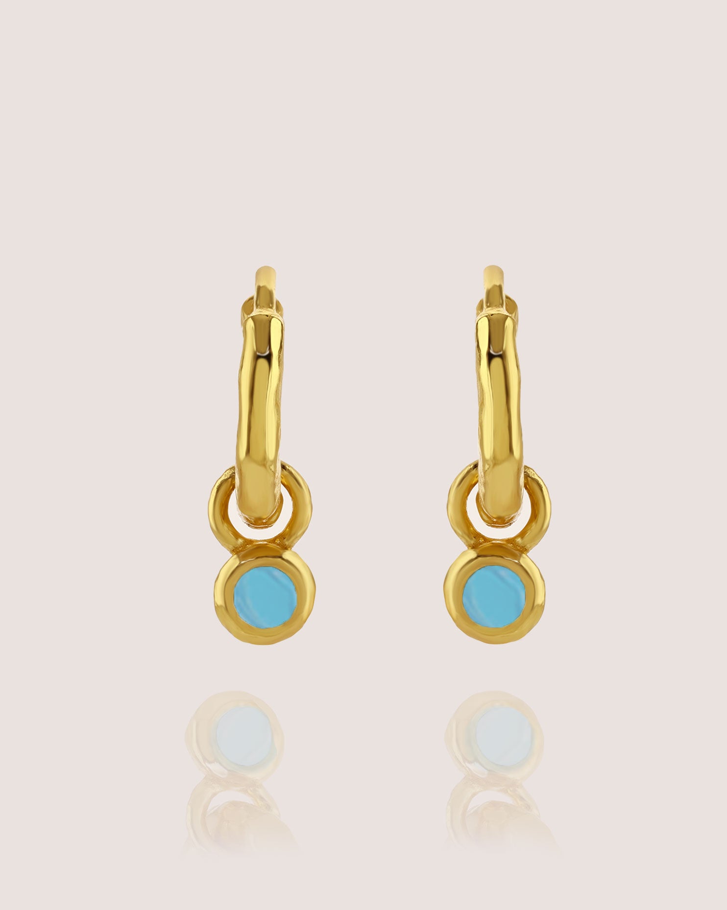 Nova Birthstone Hoops