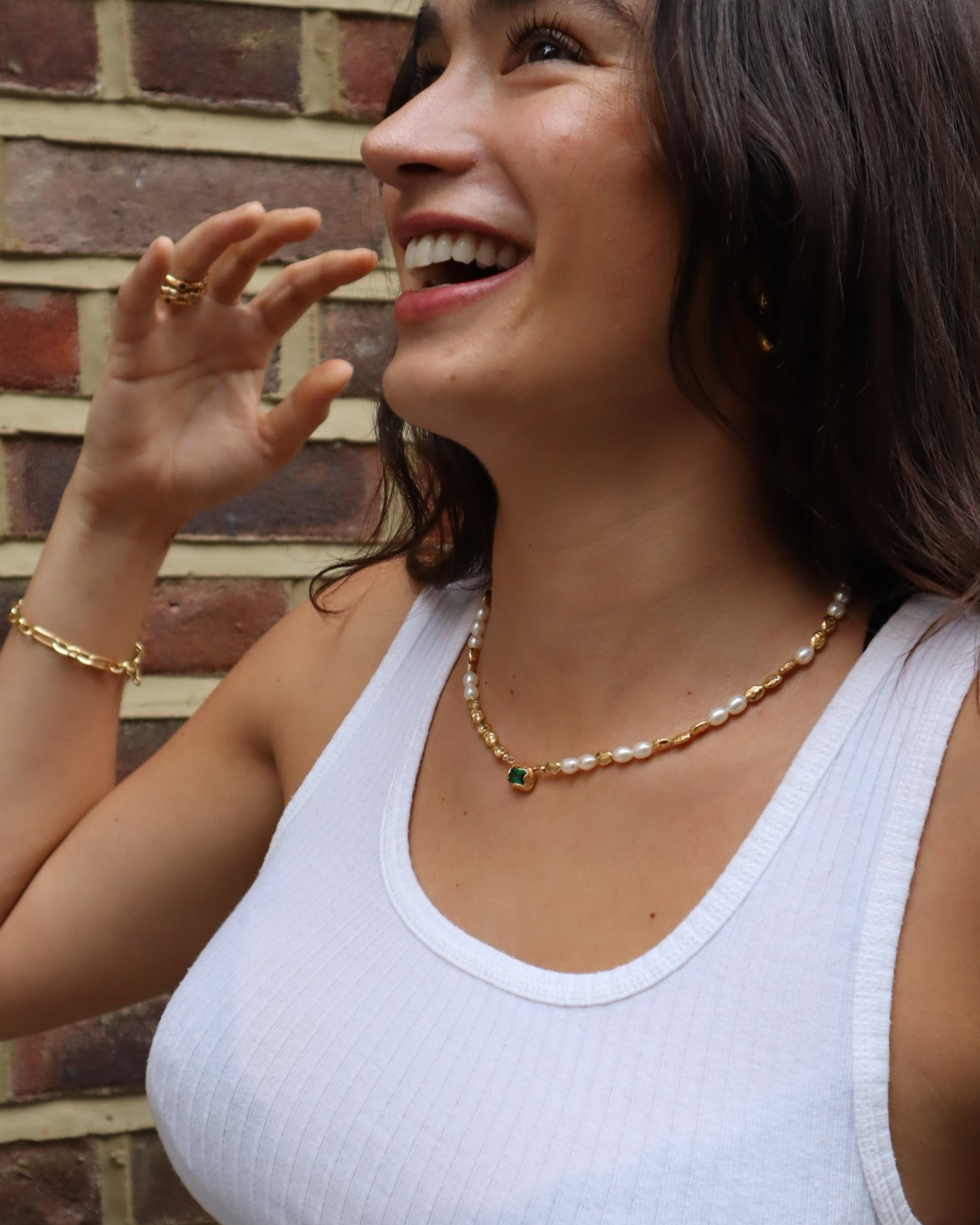 Pearl Nugget Necklace