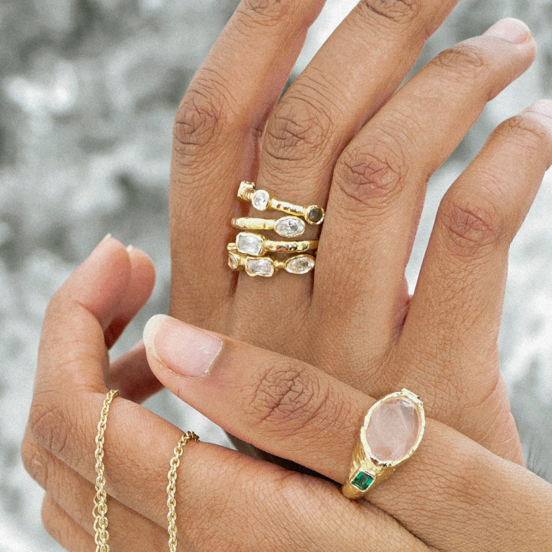 Cosmic Gemstone Ring