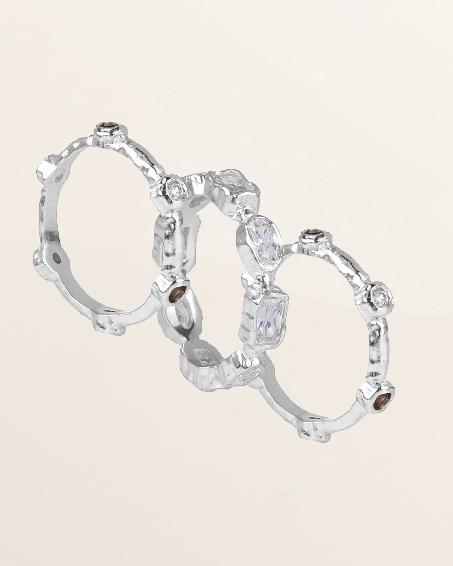 Silver Stacking Rings