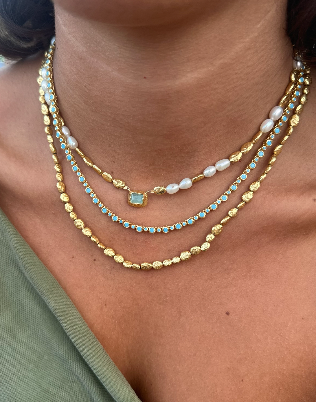 Pearl Nugget Necklace