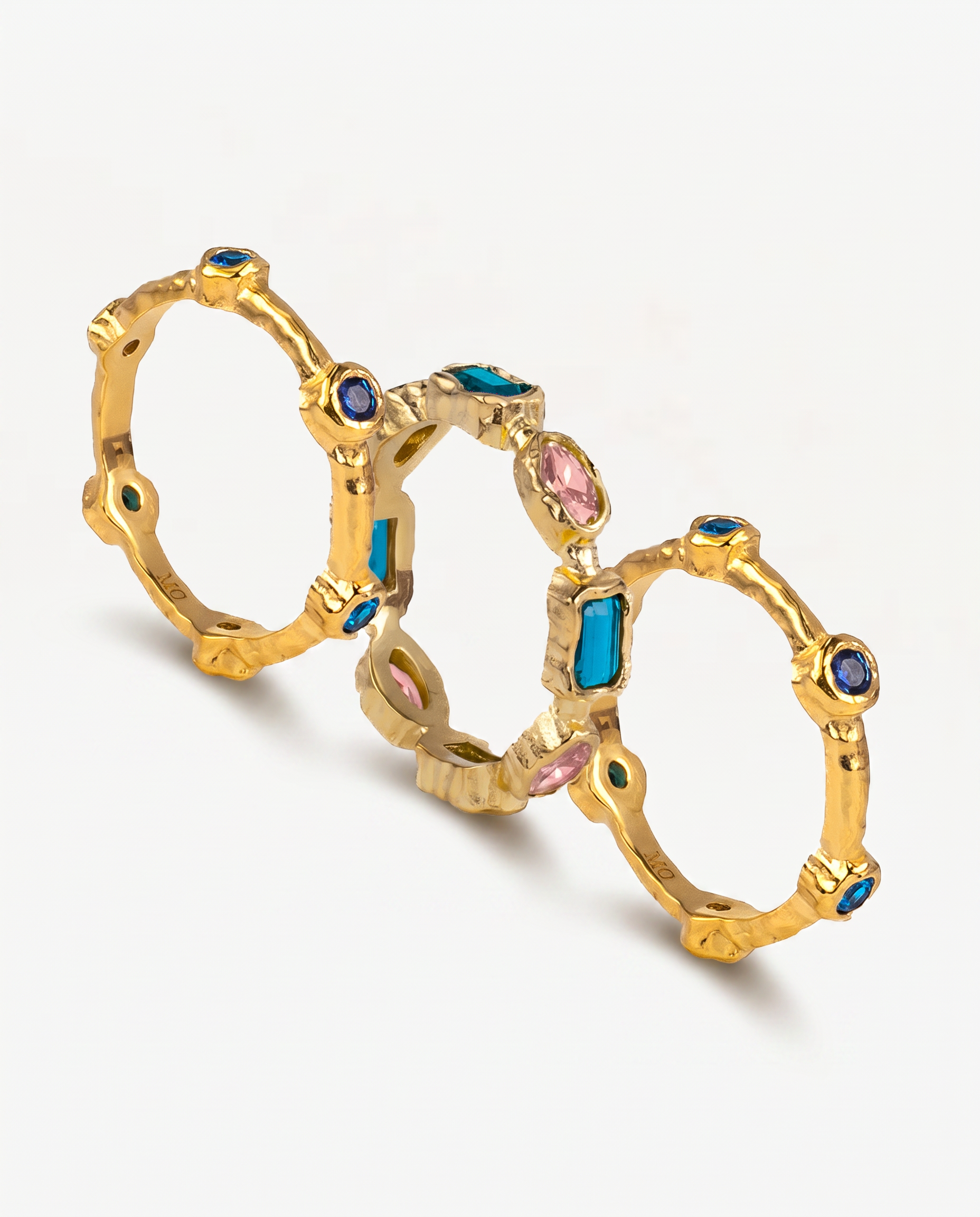 Stacking Ring Bundle - Topaz