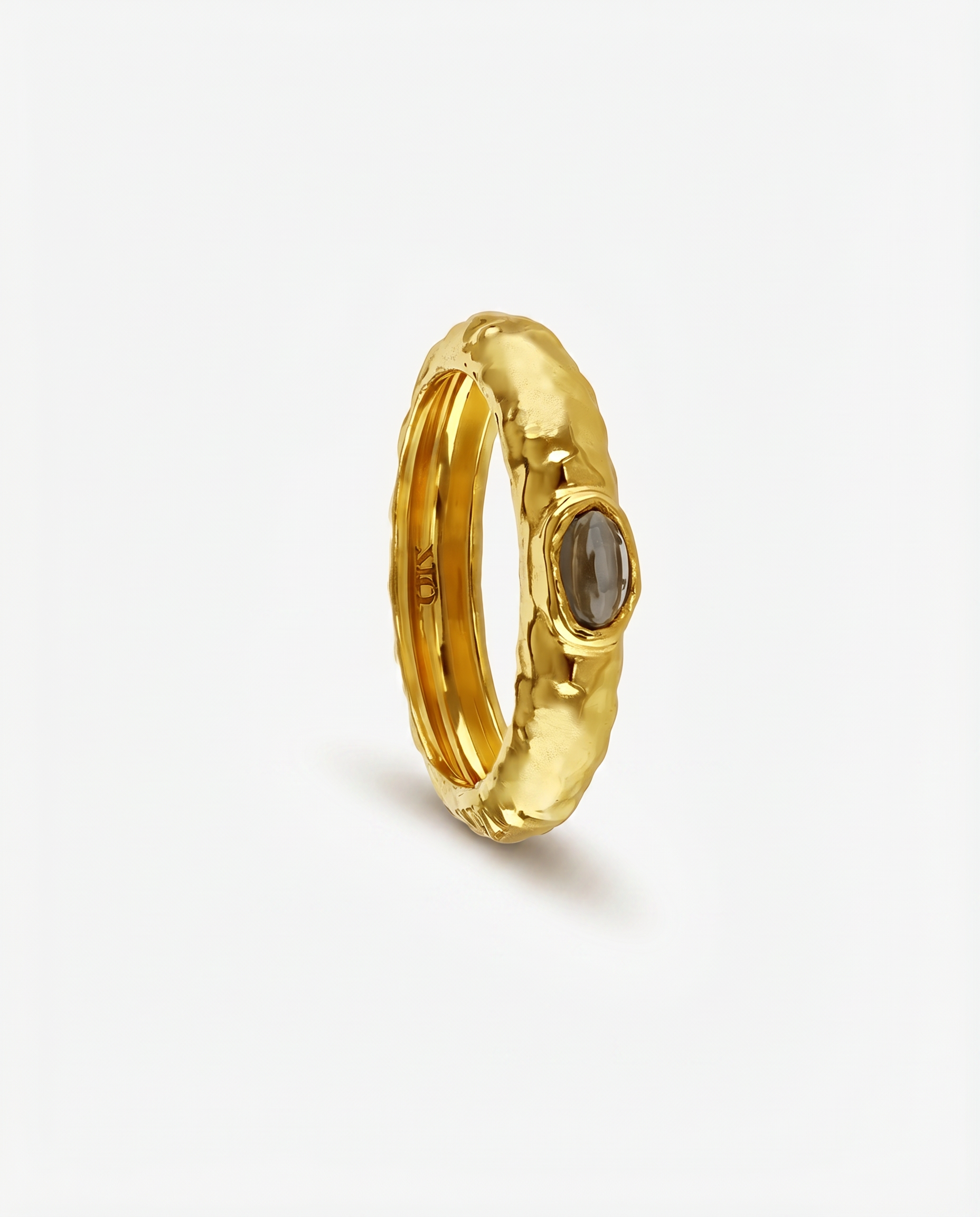 Gemstone Doughnut Ring