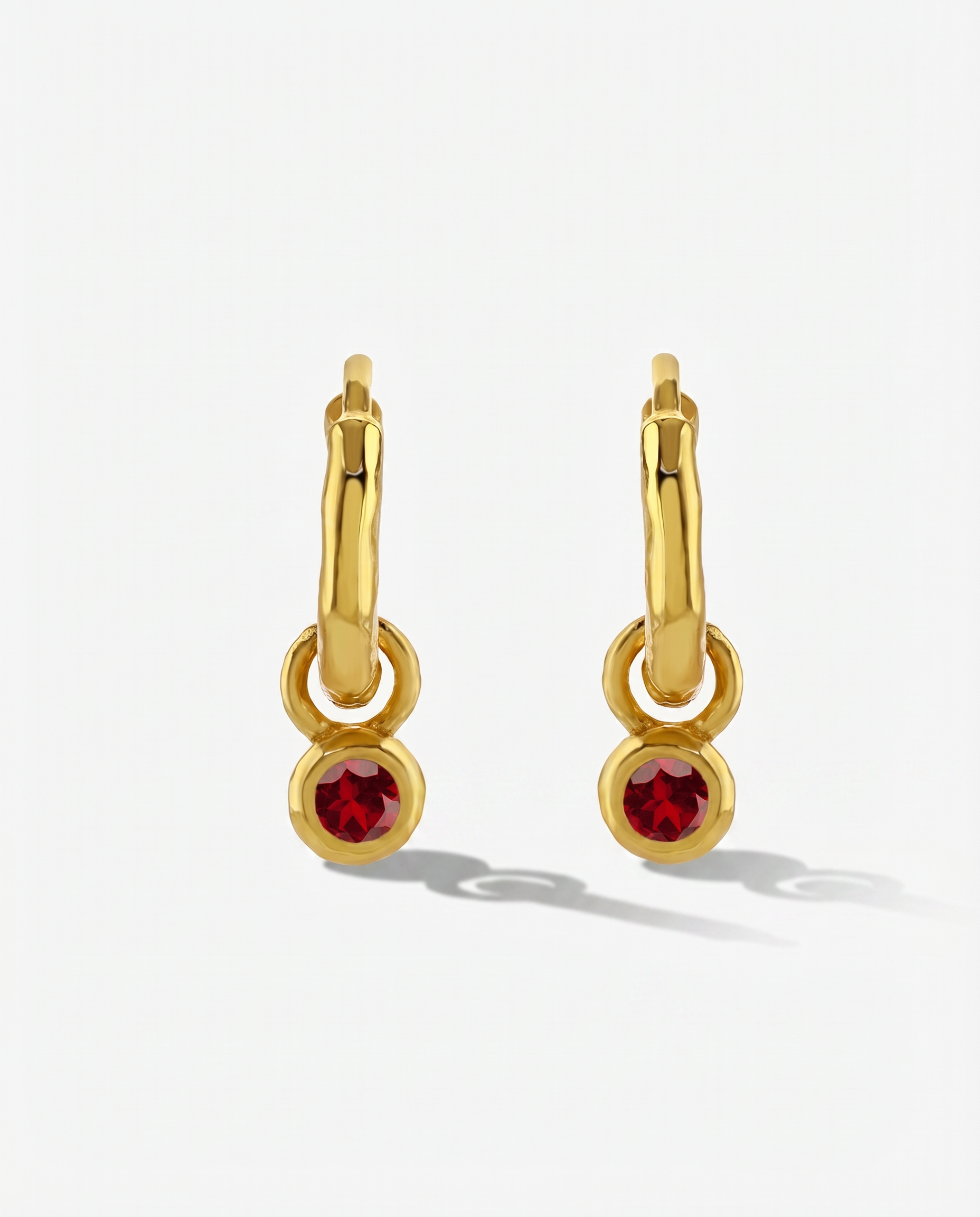 Nova Birthstone Hoops