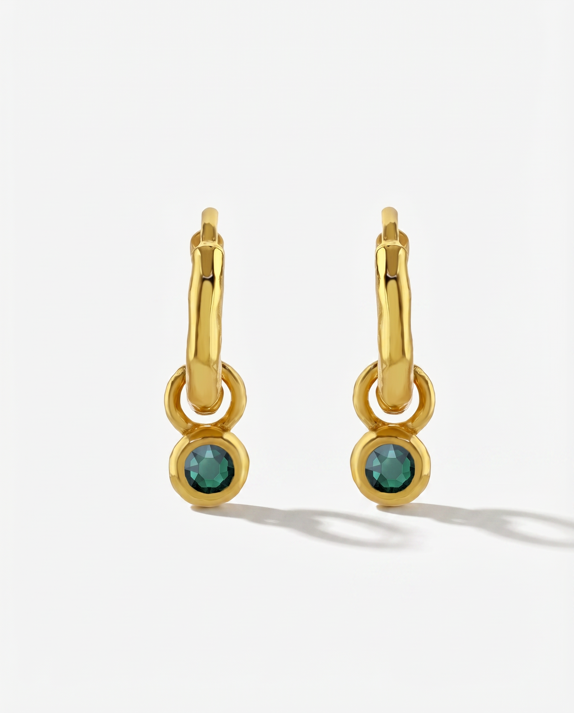 Nova Birthstone Hoops