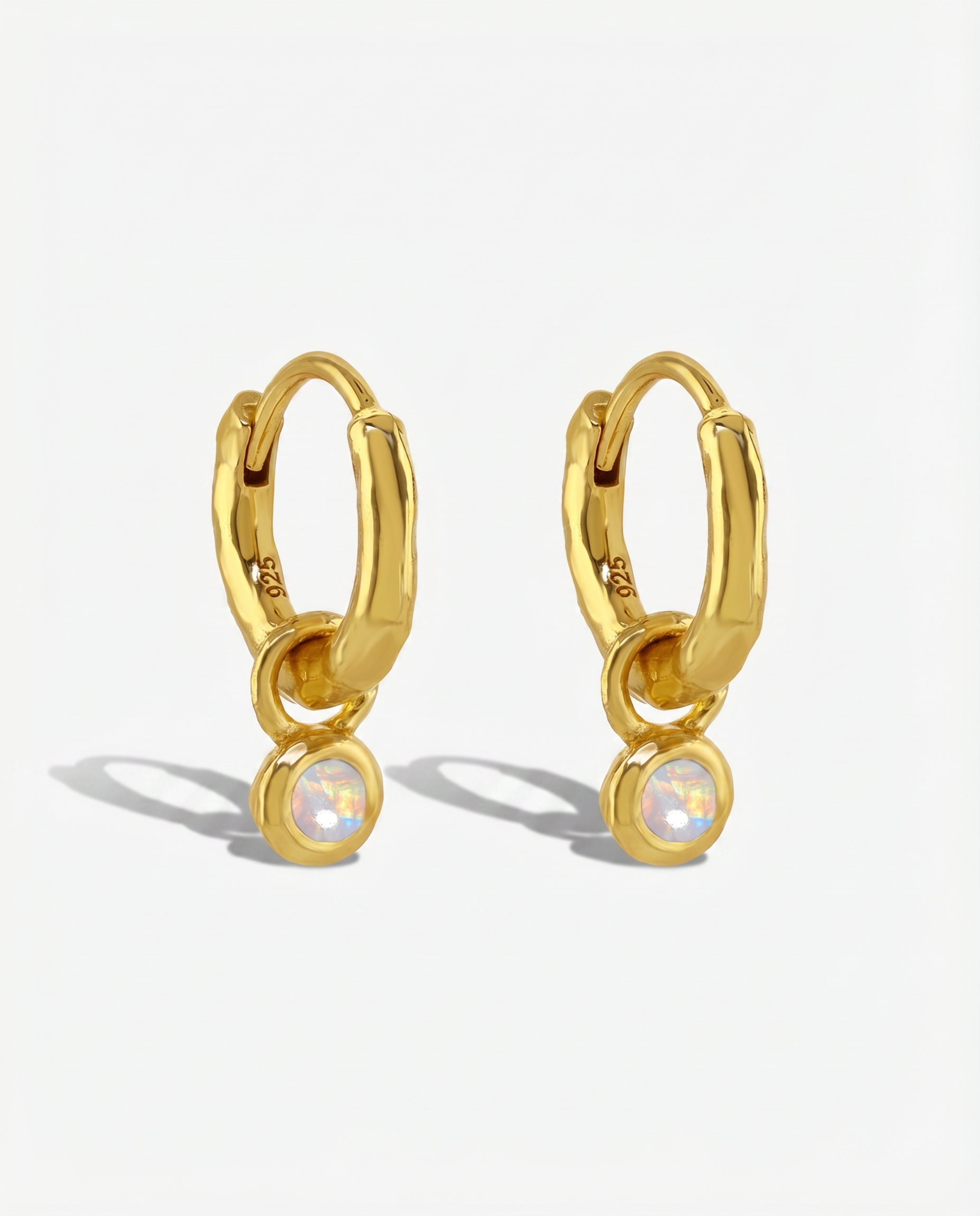 Nova Birthstone Hoops