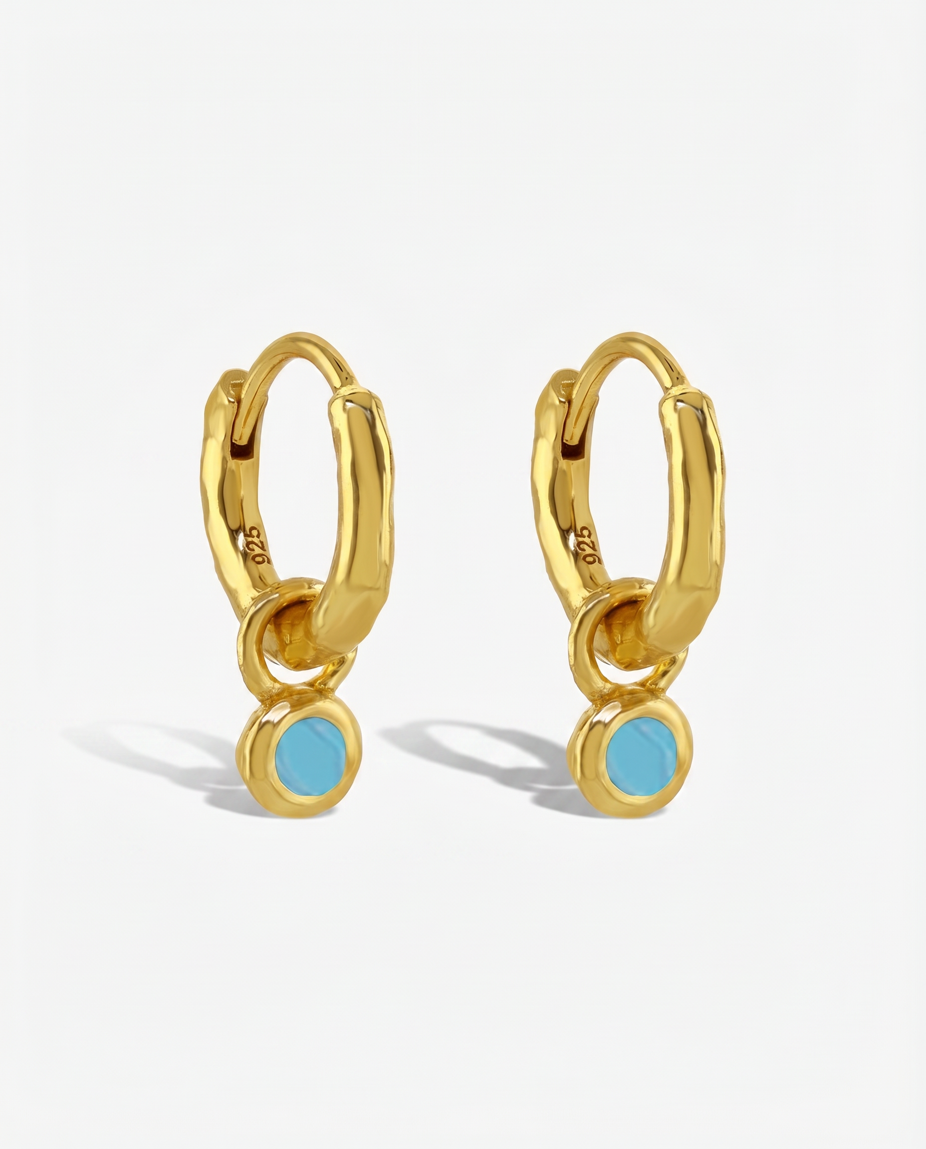 Nova Birthstone Hoops