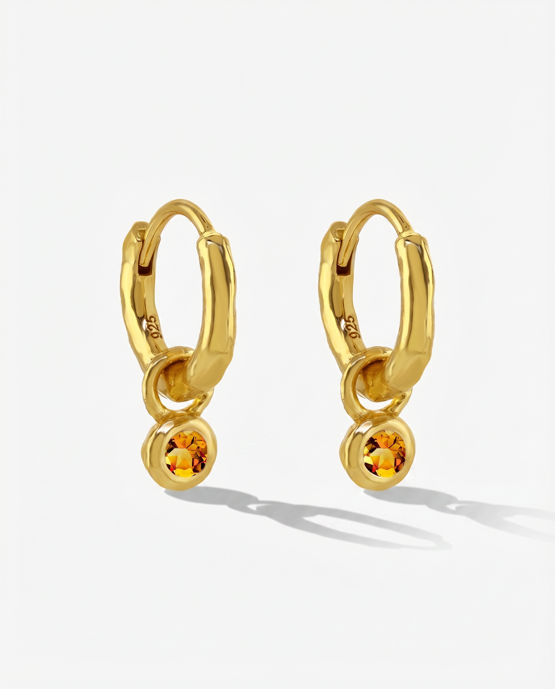 Nova Birthstone Hoops