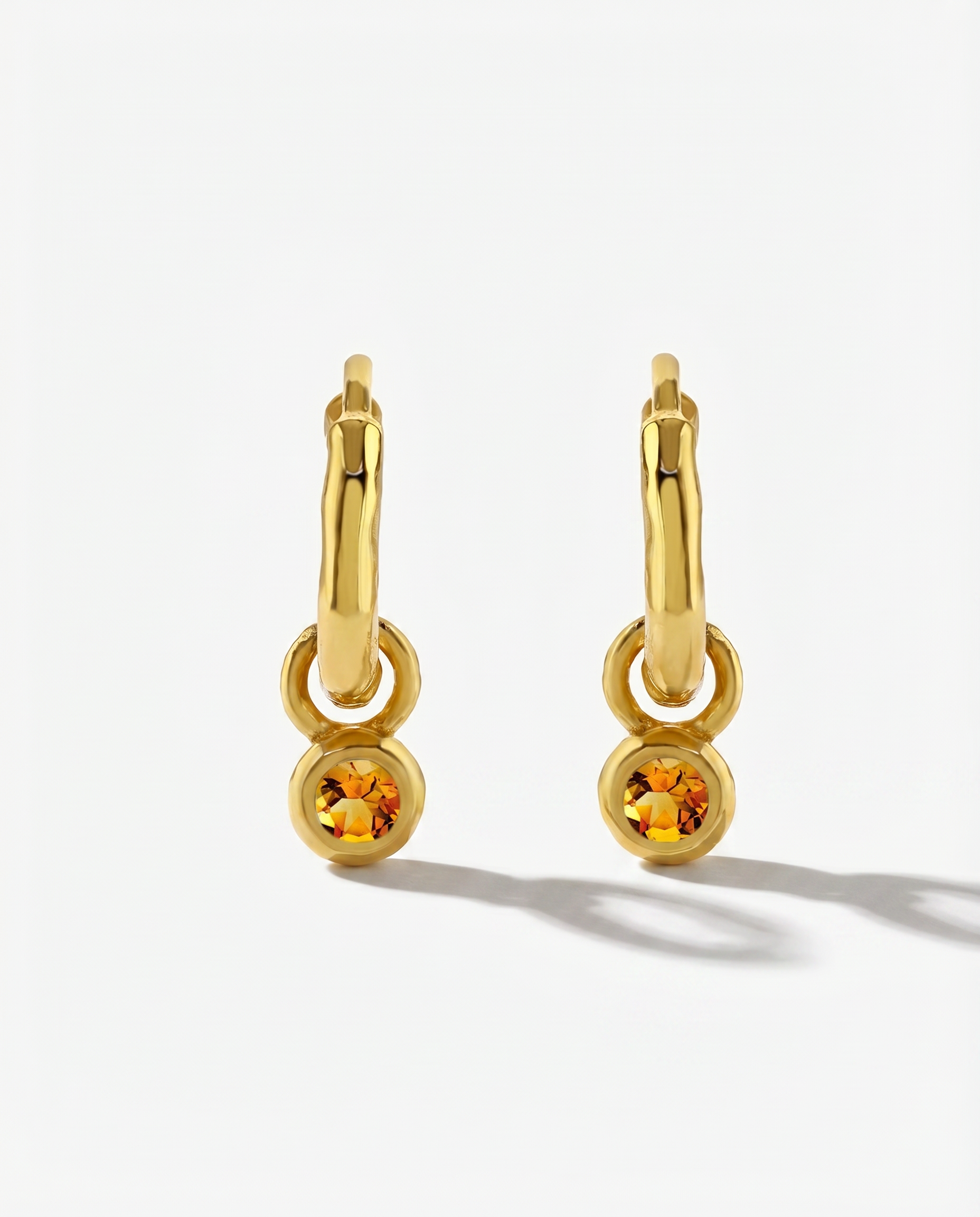 Nova Birthstone Hoops