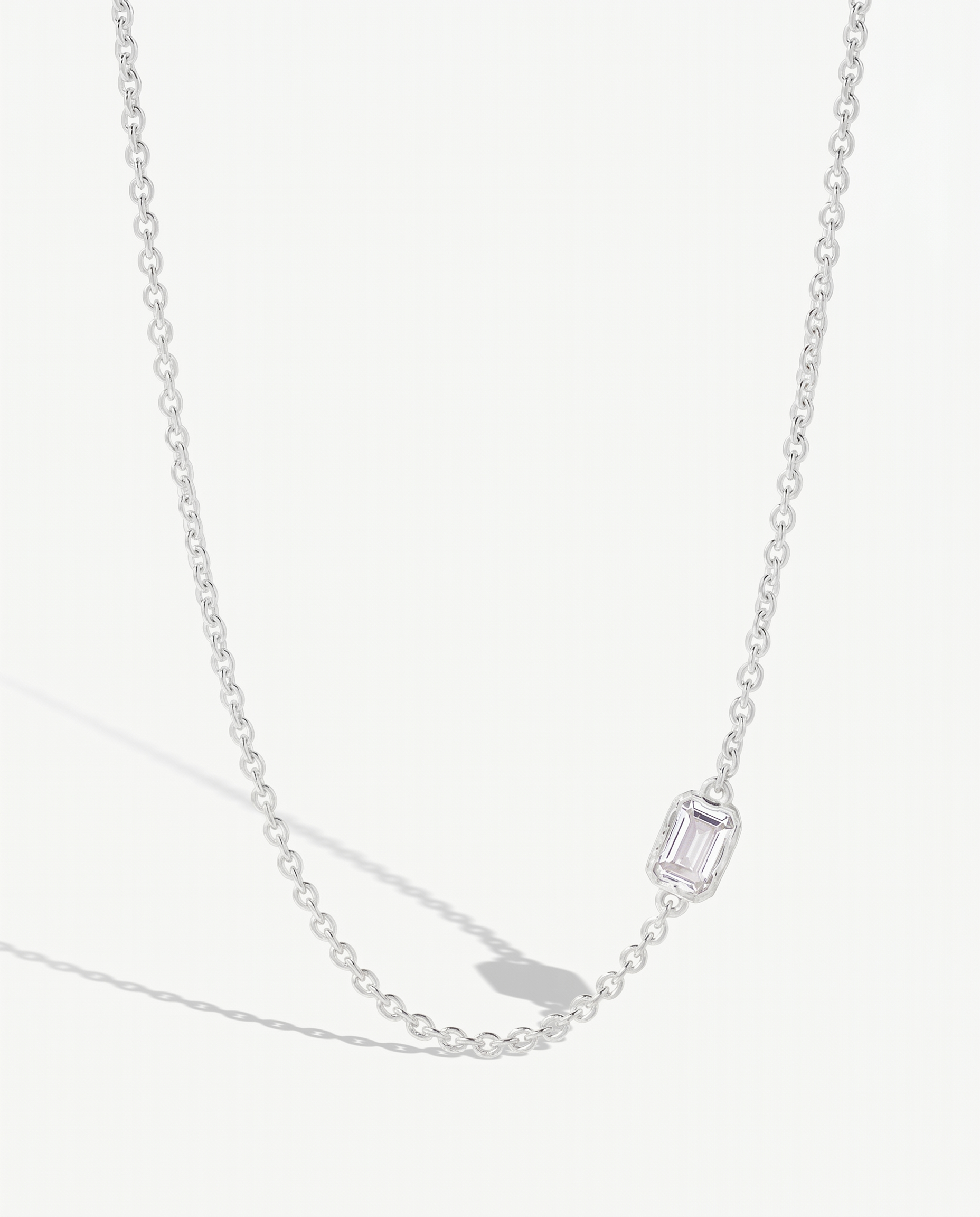 Lopsided Gemstone Necklace