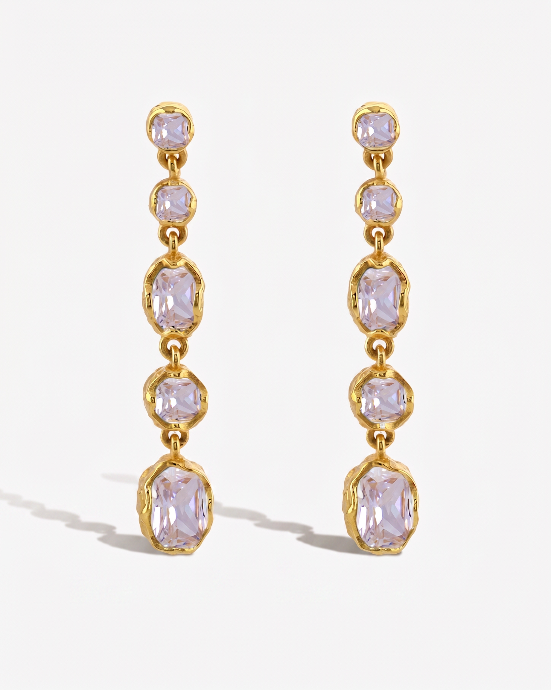 Tennis Drop Earrings