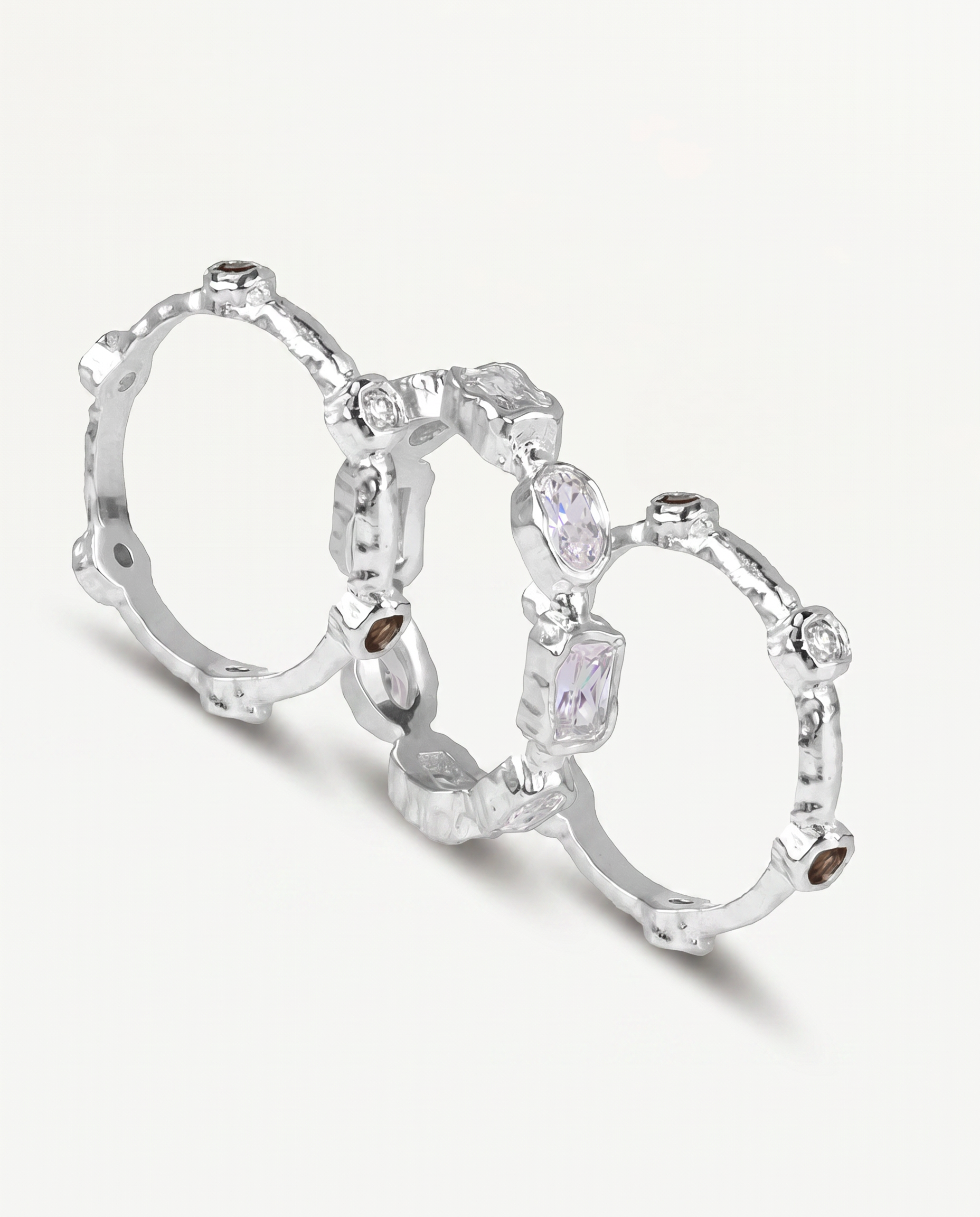 Silver Stacking Rings