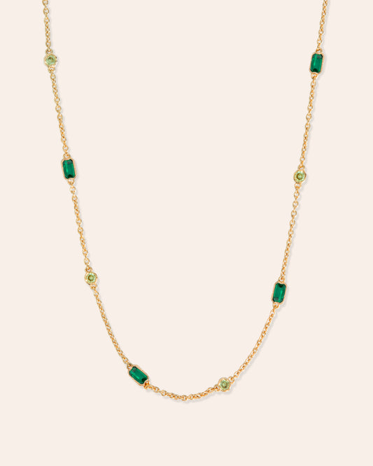 Stellar Necklace - Green & Peridot