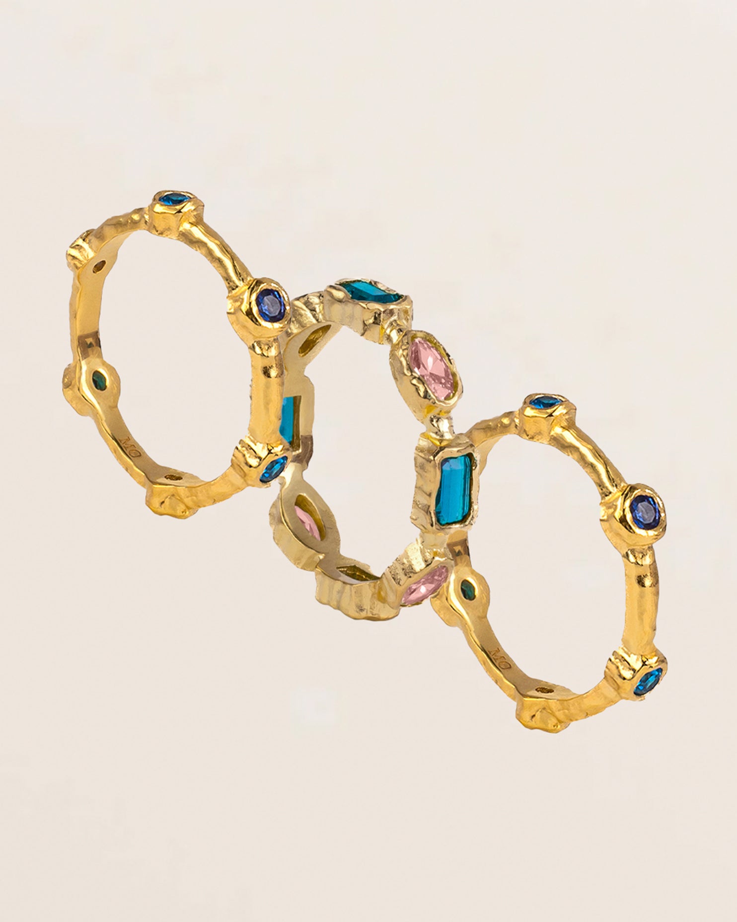 Stacking Ring Bundle - Topaz