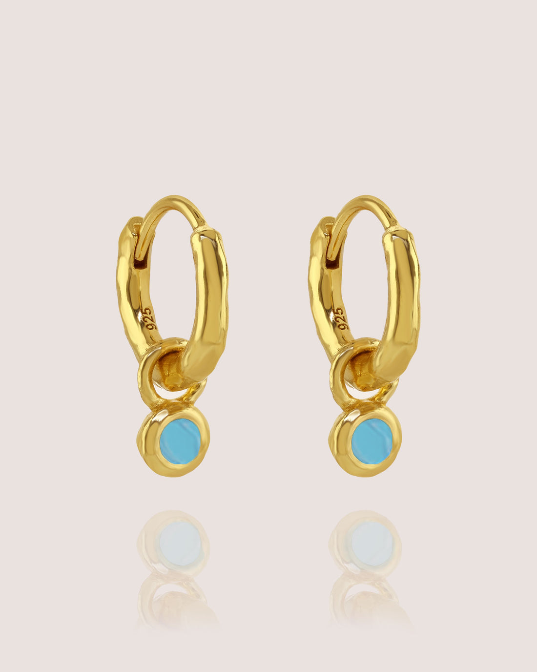 Nova Birthstone Hoops
