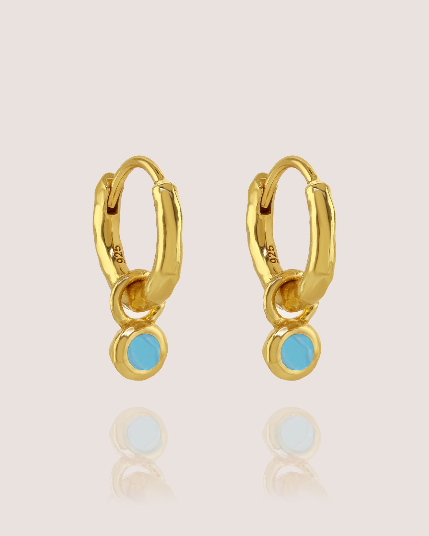 Nova Birthstone Hoops