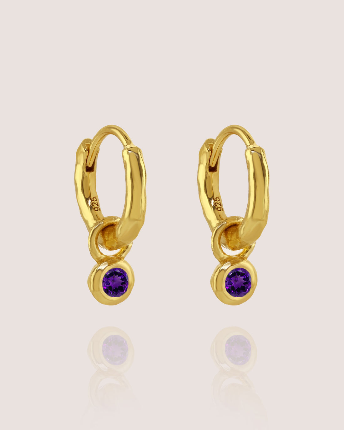 Nova Birthstone Hoops