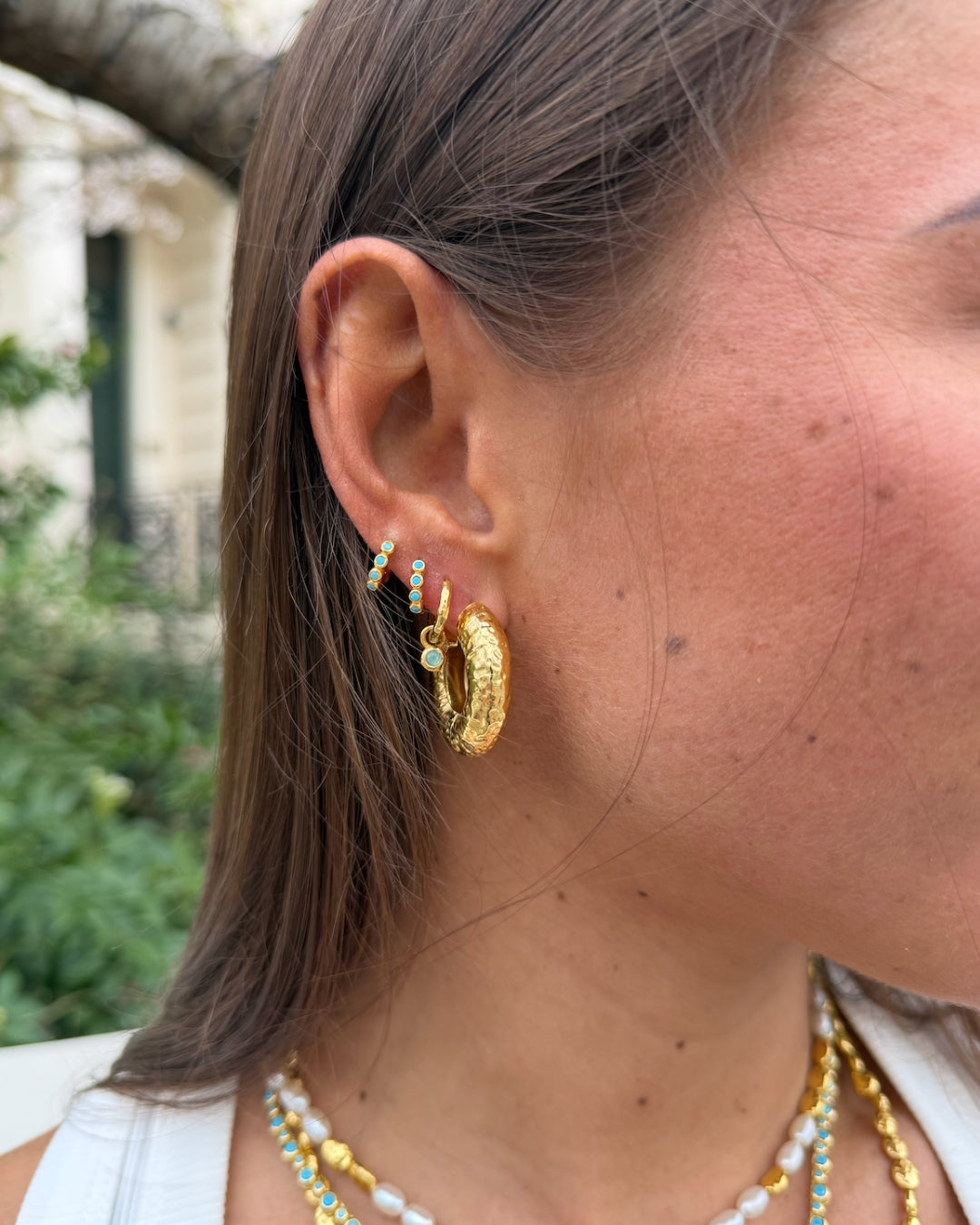 A close-up of a woman&