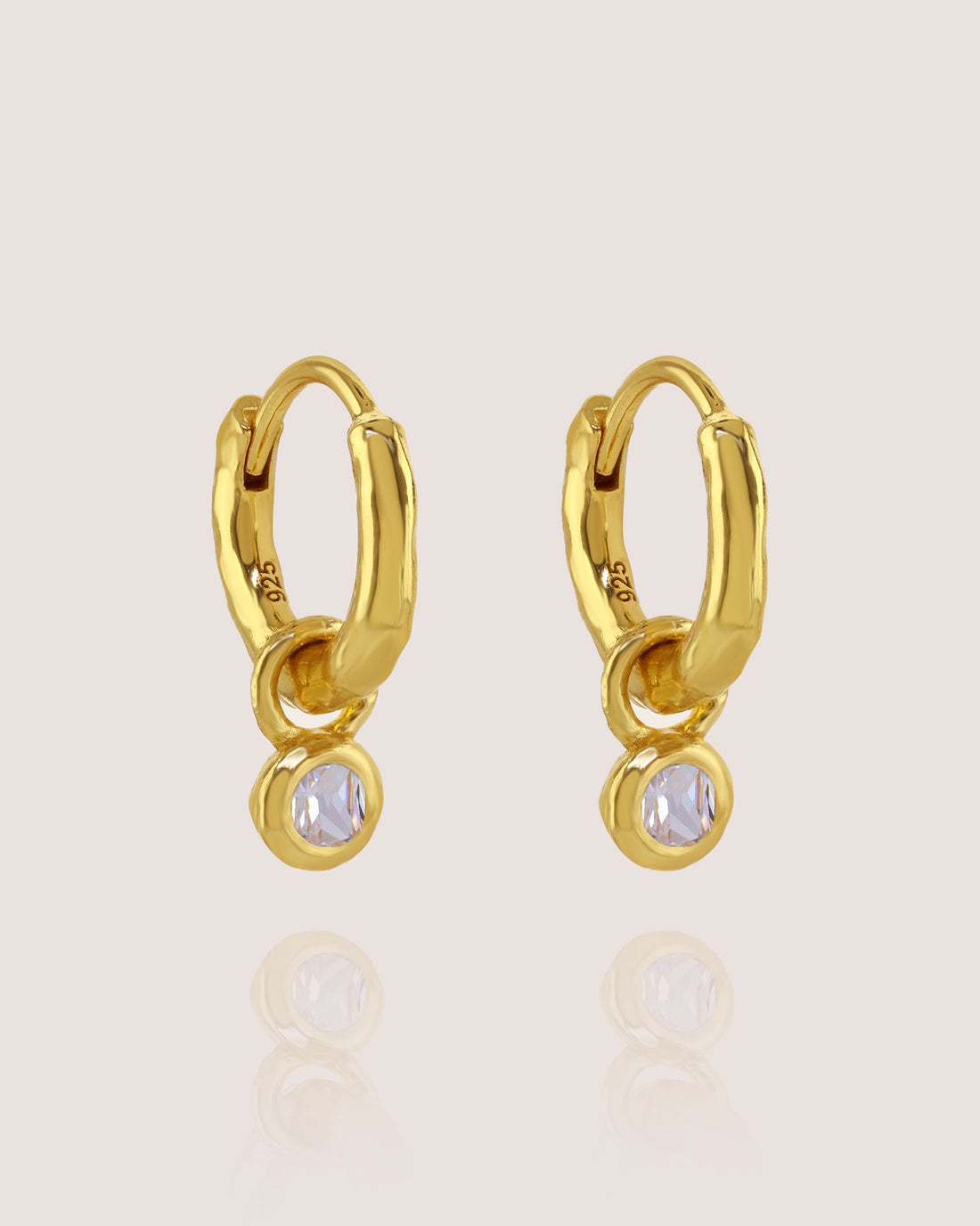 Nova Birthstone Hoops