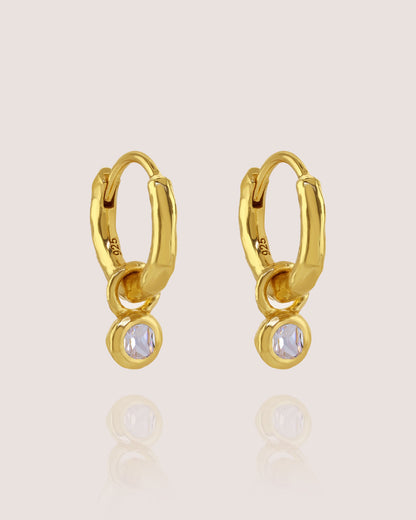 Nova Birthstone Hoops