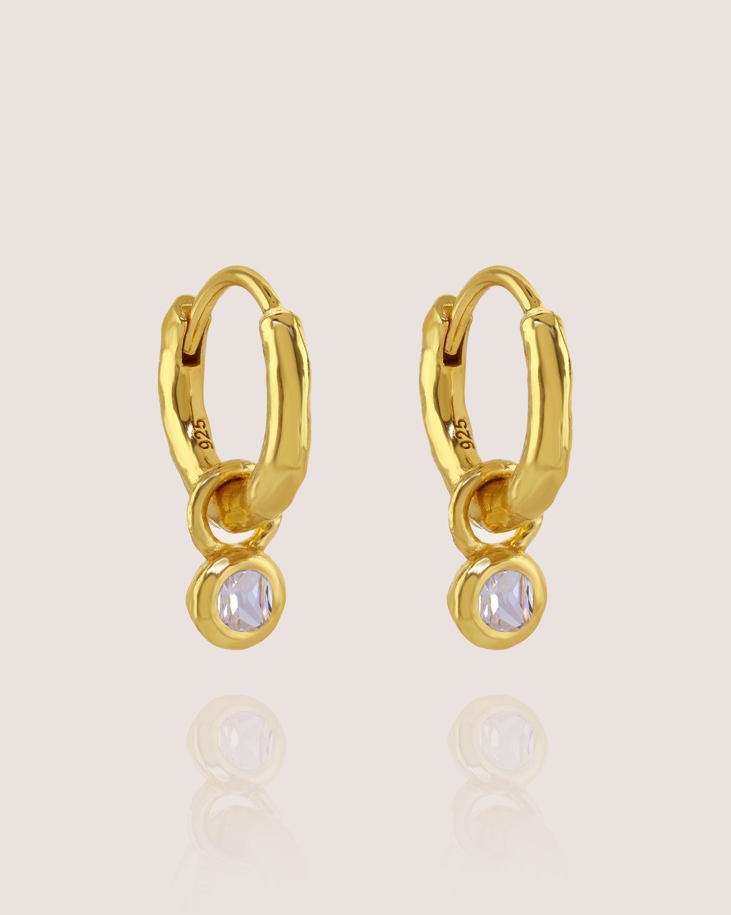 Nova Birthstone Hoops