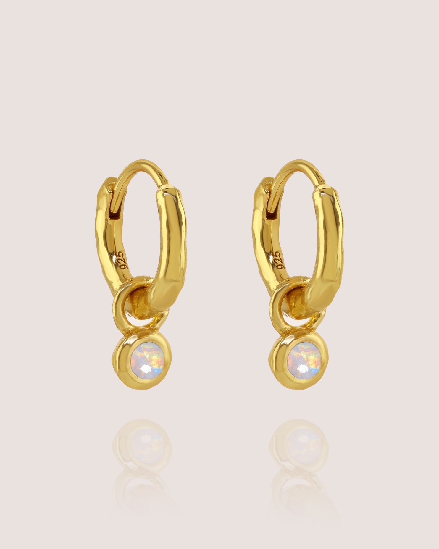 Nova Birthstone Hoops