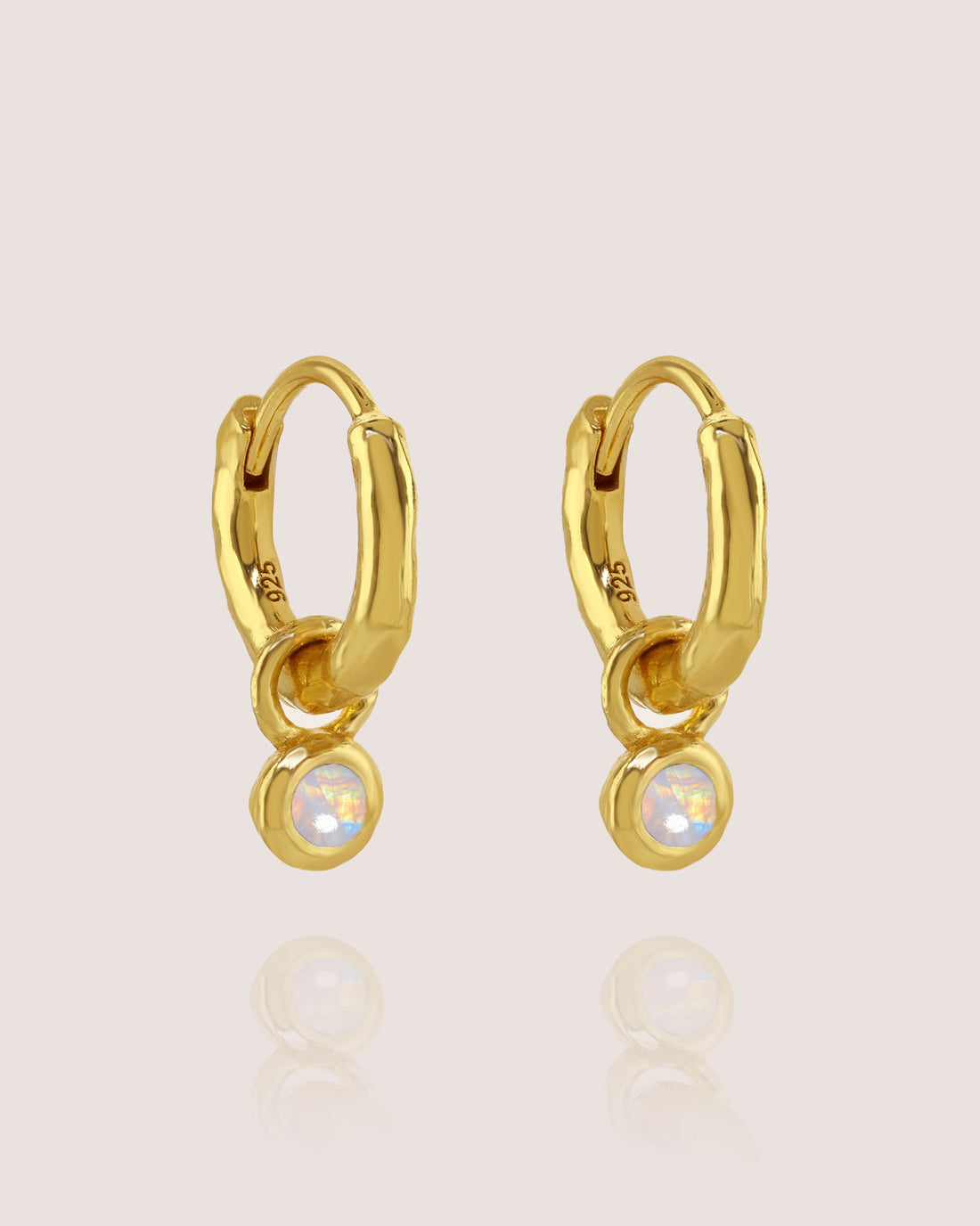 Nova Birthstone Hoops