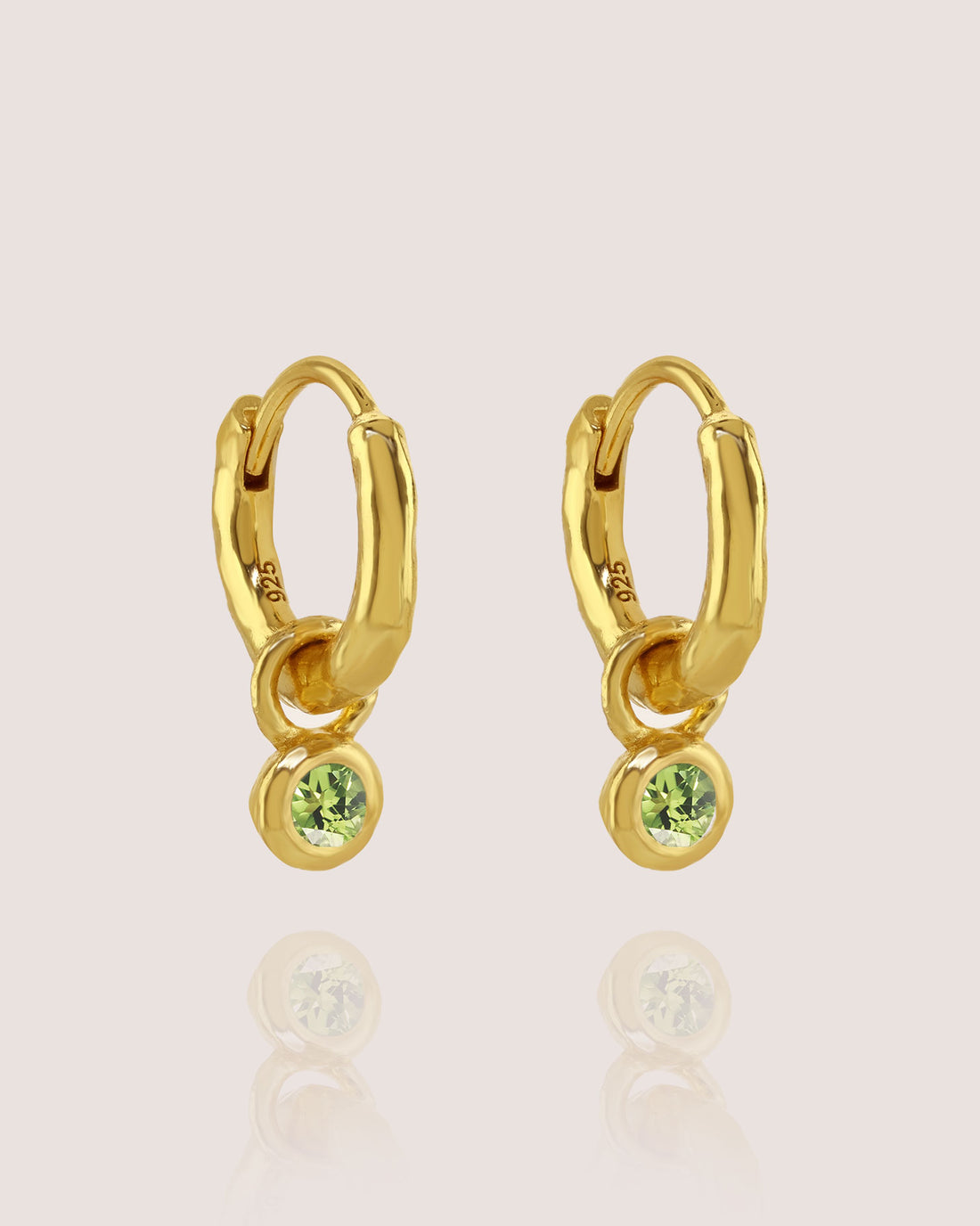 Nova Birthstone Hoops