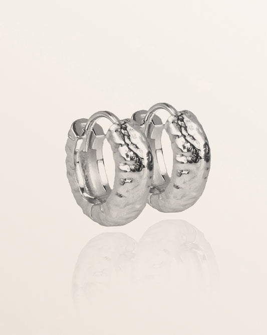 Chunky Hoops Silver