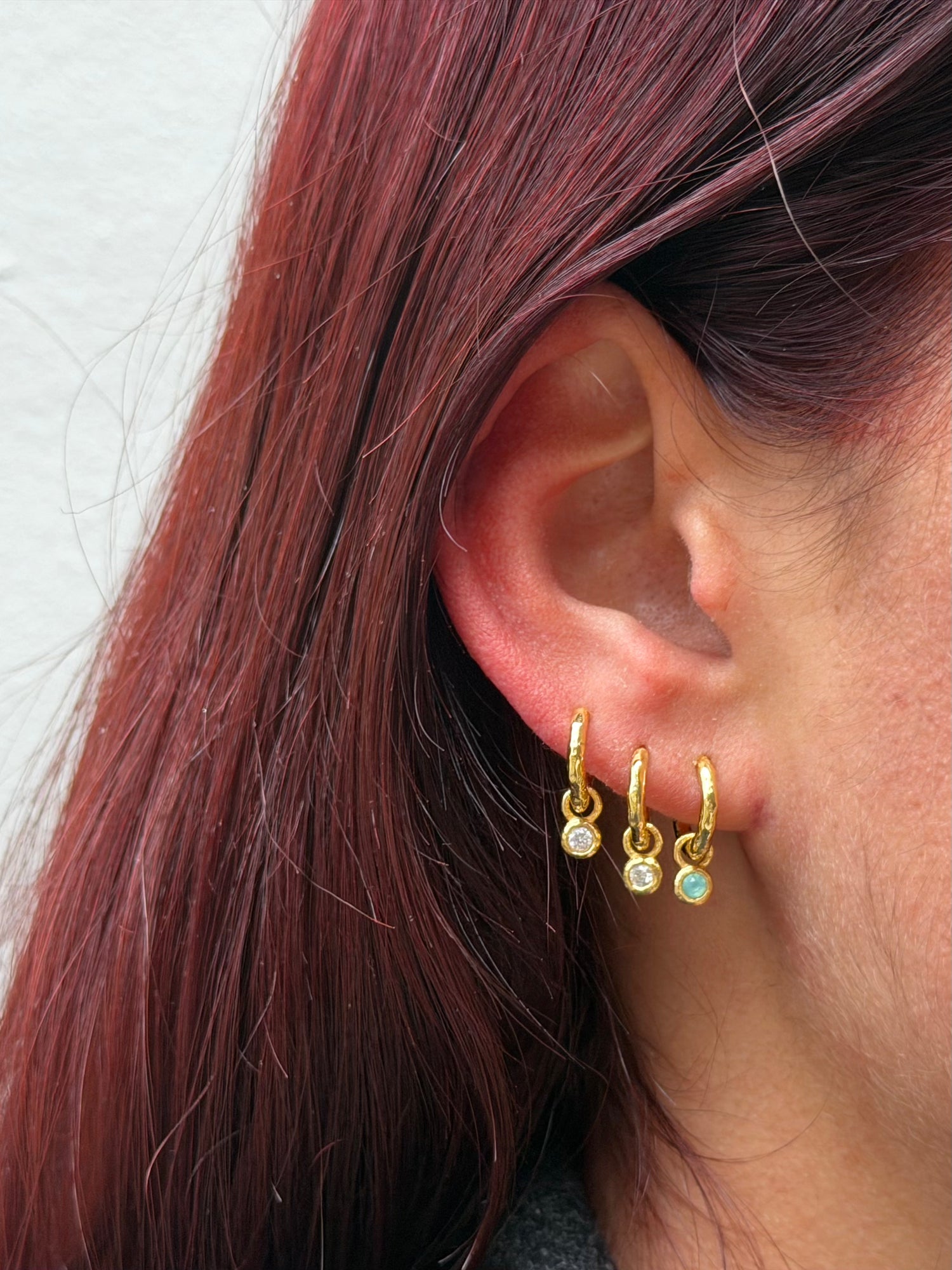 Nova Birthstone Hoops