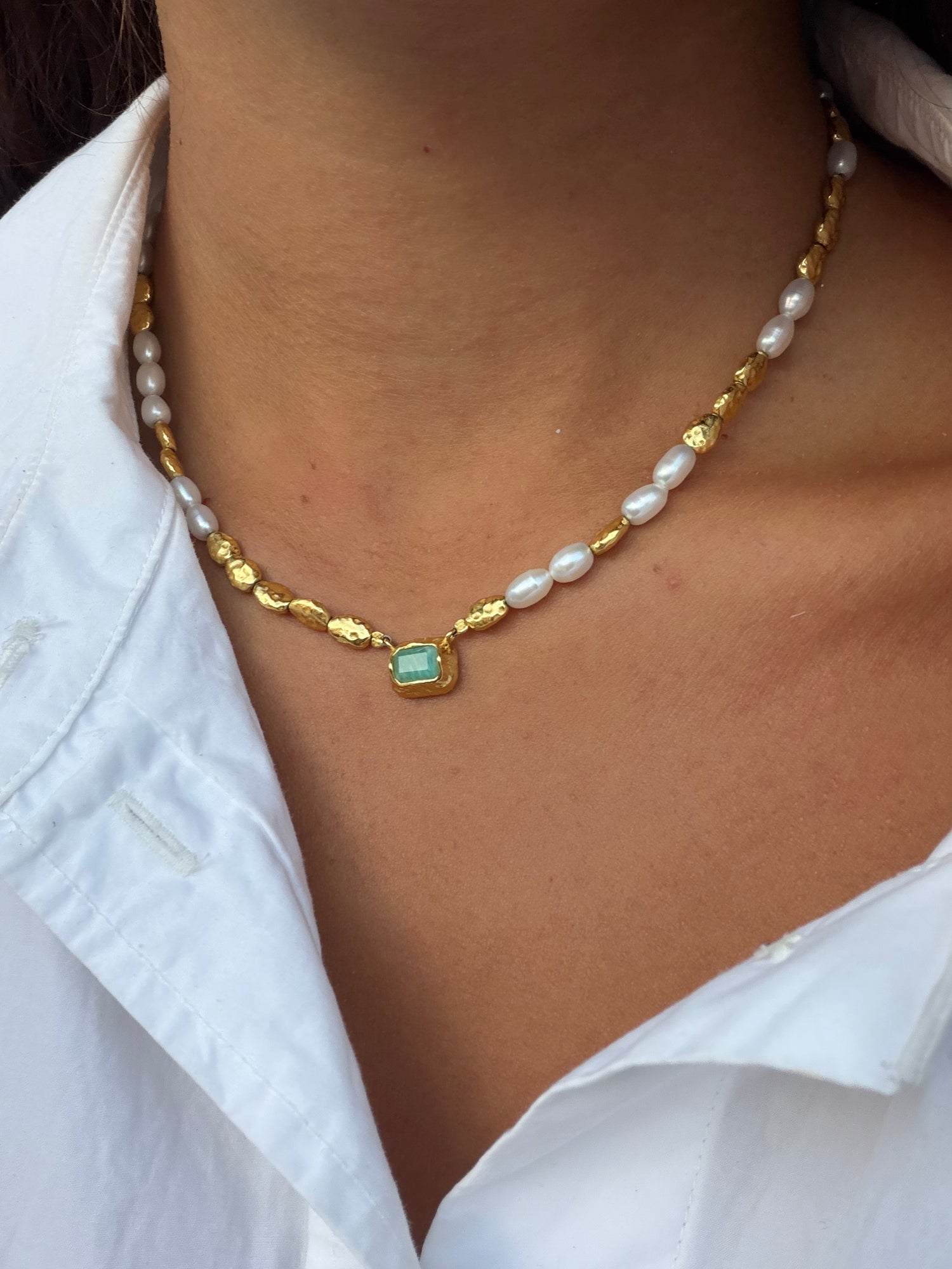 Pearl Nugget Necklace