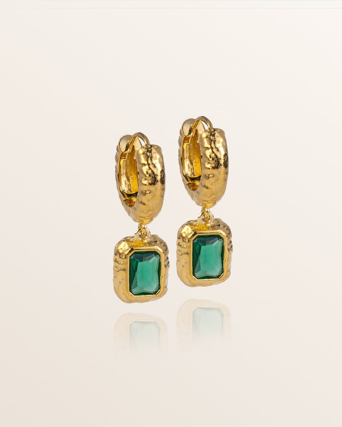 Luna Earrings - Green