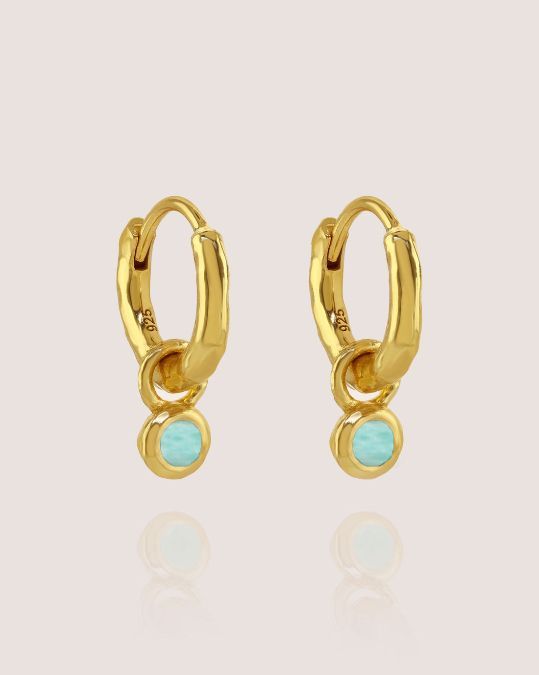 Nova Birthstone Hoops