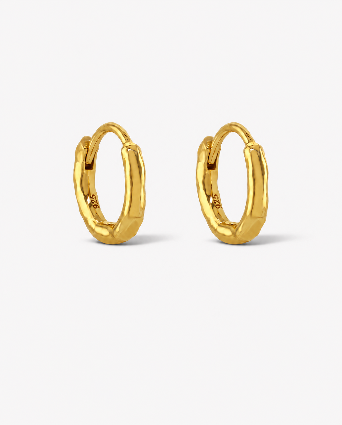 Gold Huggie Hoop Earrings