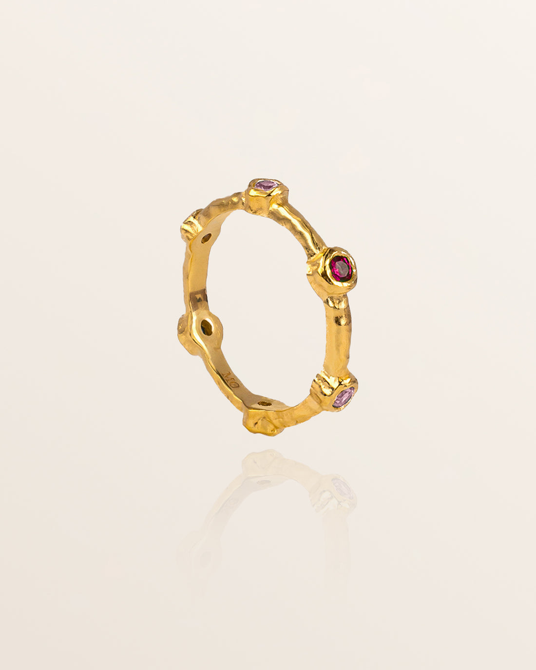 Rainbow Ring - Magenta and Rose