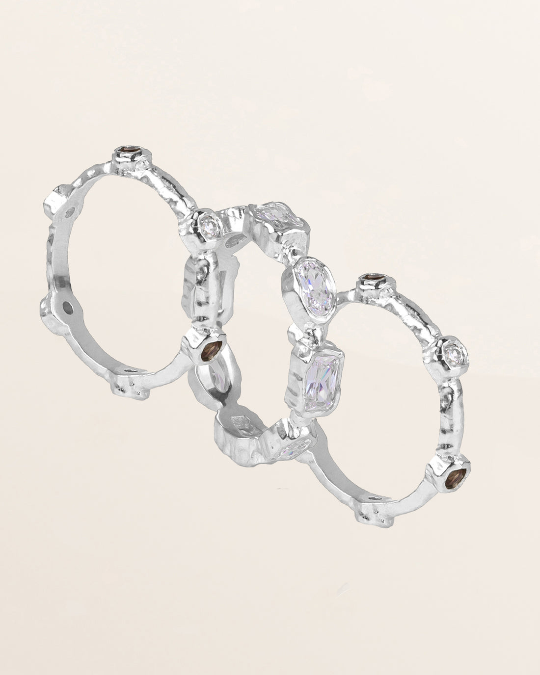 Silver Stacking Rings