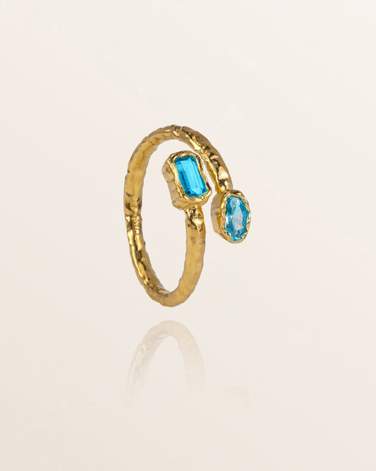 Solstice Ring - Aqua