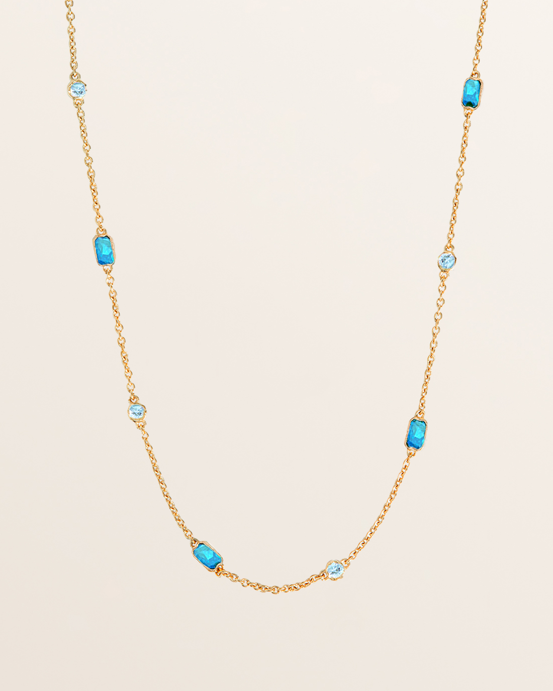 Stellar Necklace - Topaz and Aqua