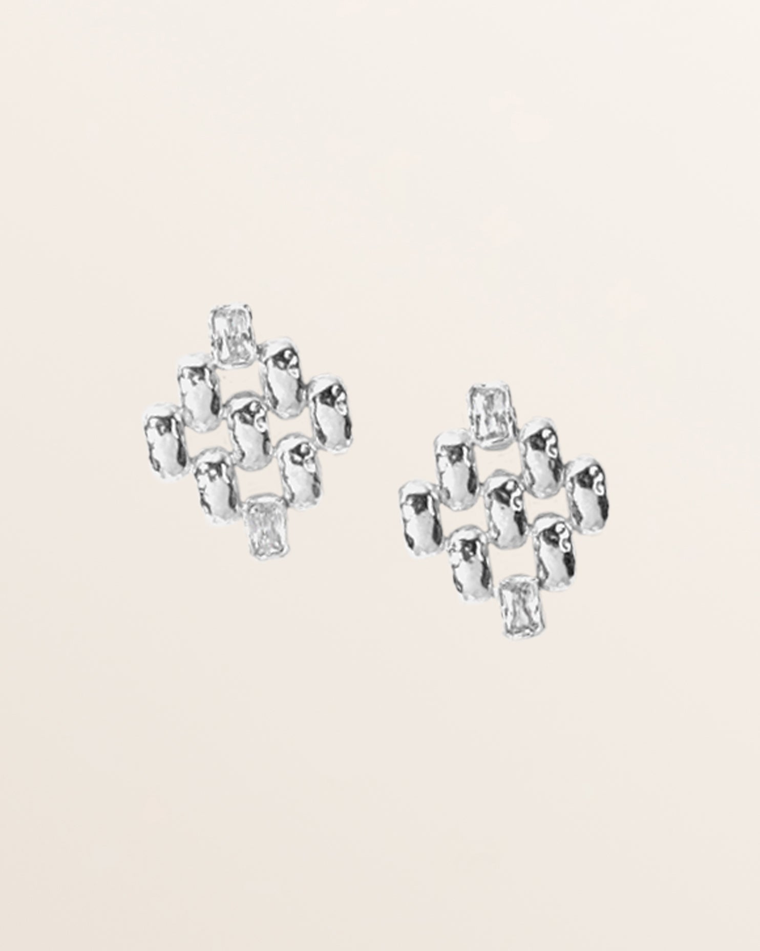 Serene Studs Mini - Silver