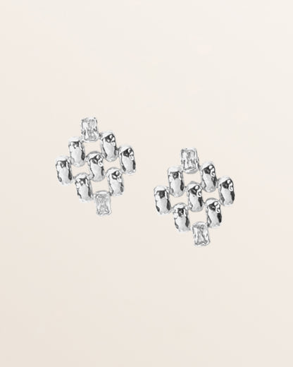 Serene Studs Mini - Silver