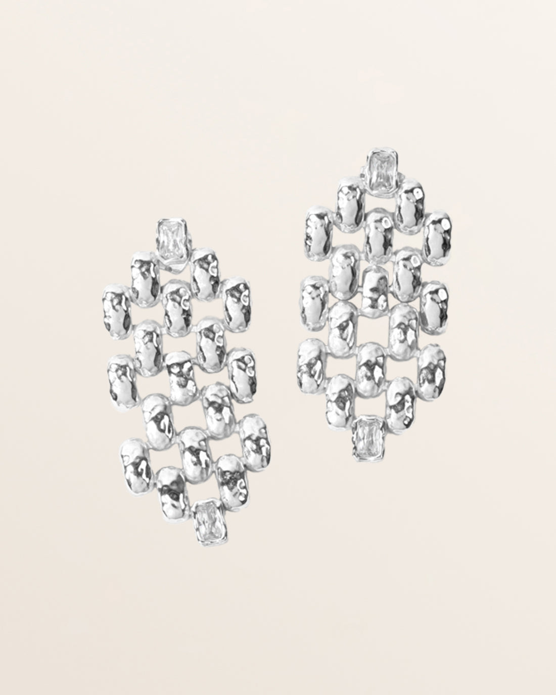 Serene Studs - Silver