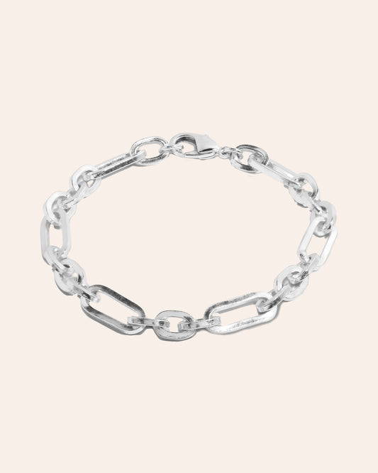 Chunky Bracelet, Silver