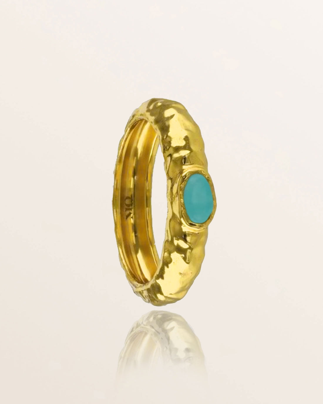 Gemstone Doughnut Ring