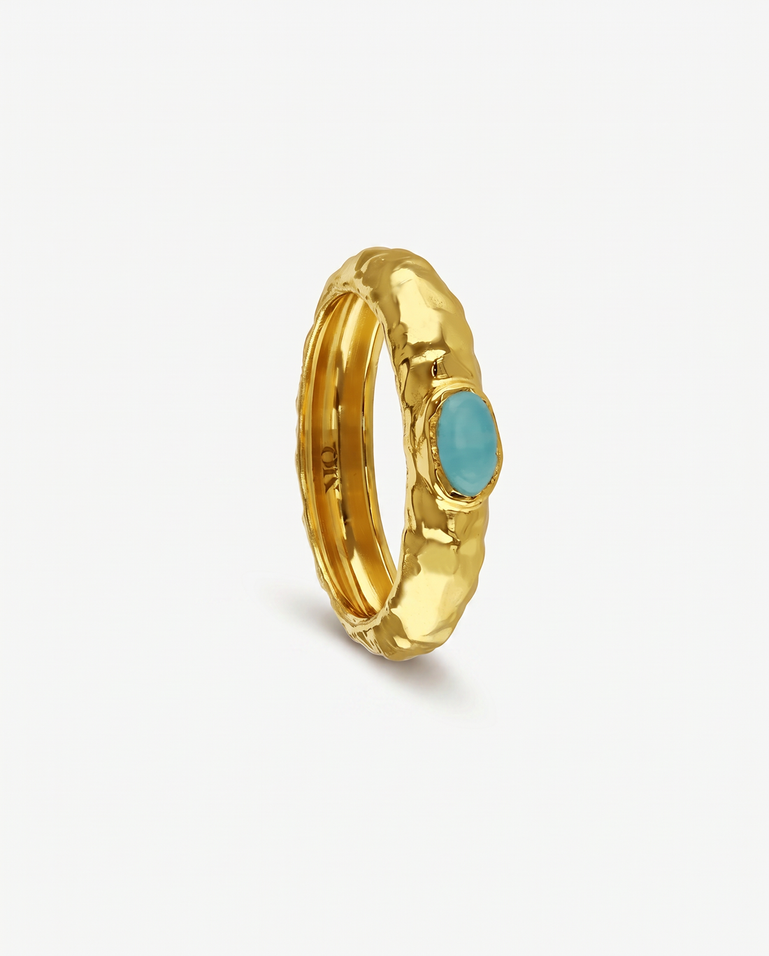 Gemstone Doughnut Ring