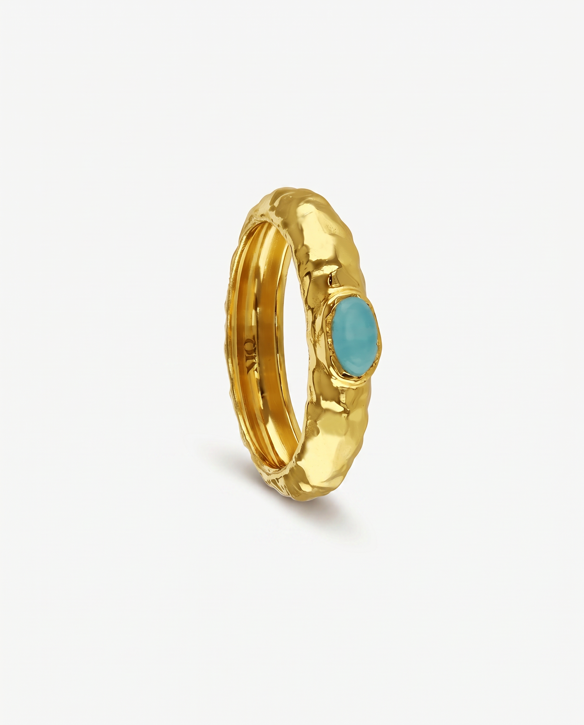 Gemstone Doughnut Ring