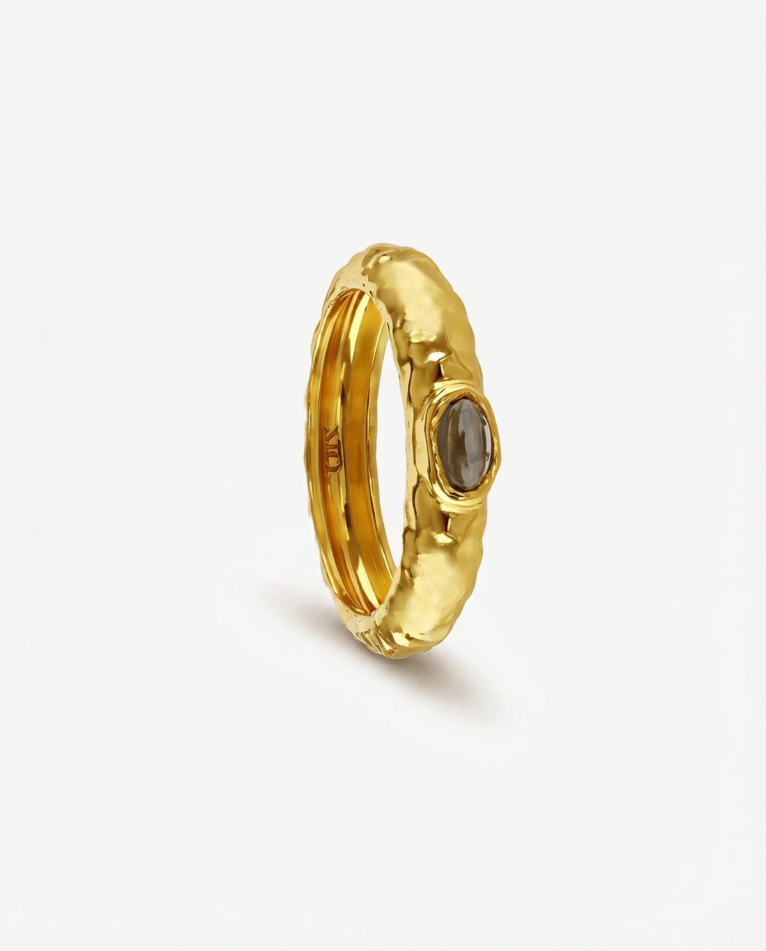 Gemstone Doughnut Ring