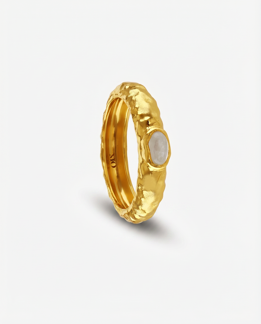 Gemstone Doughnut Ring