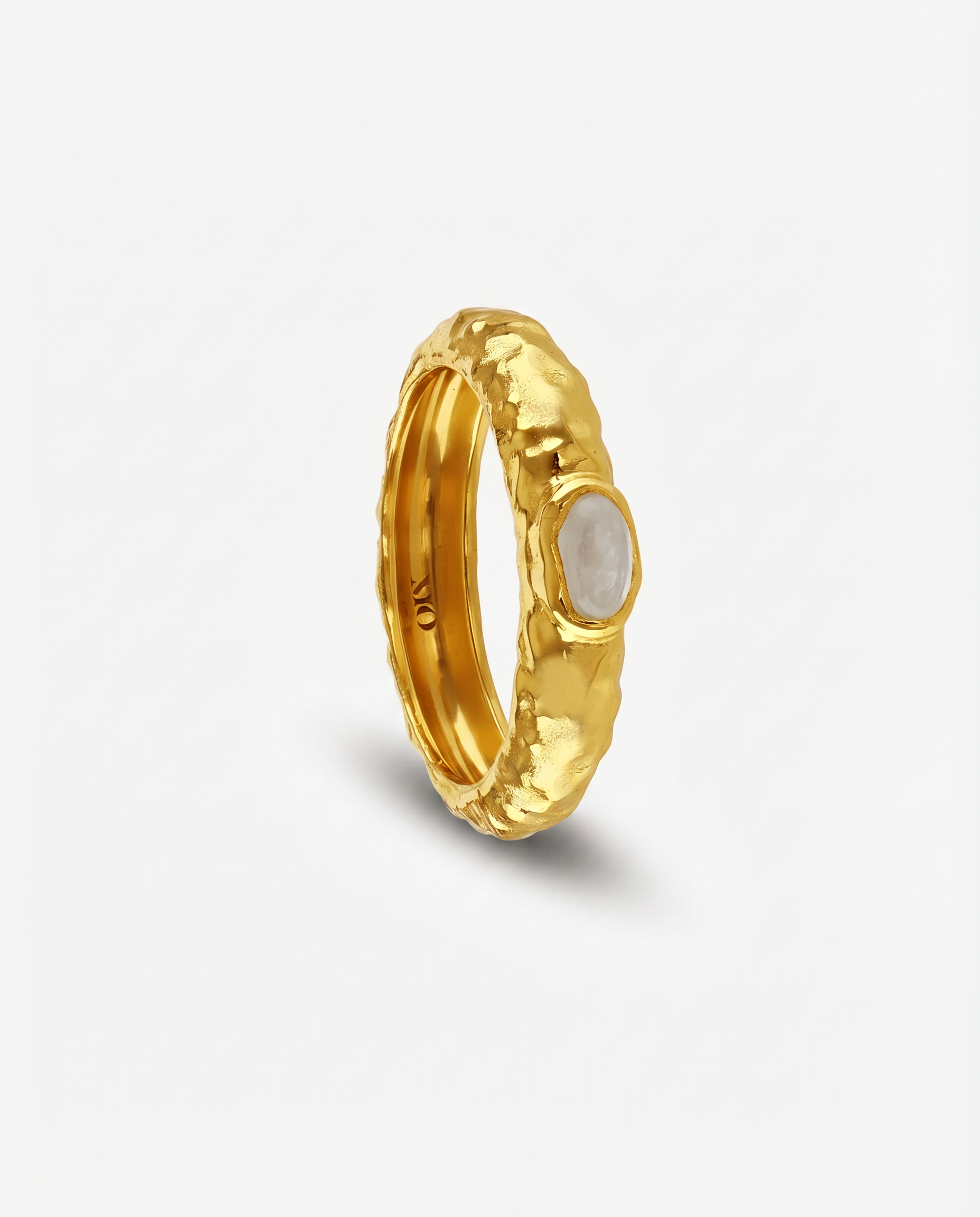 Gemstone Doughnut Ring