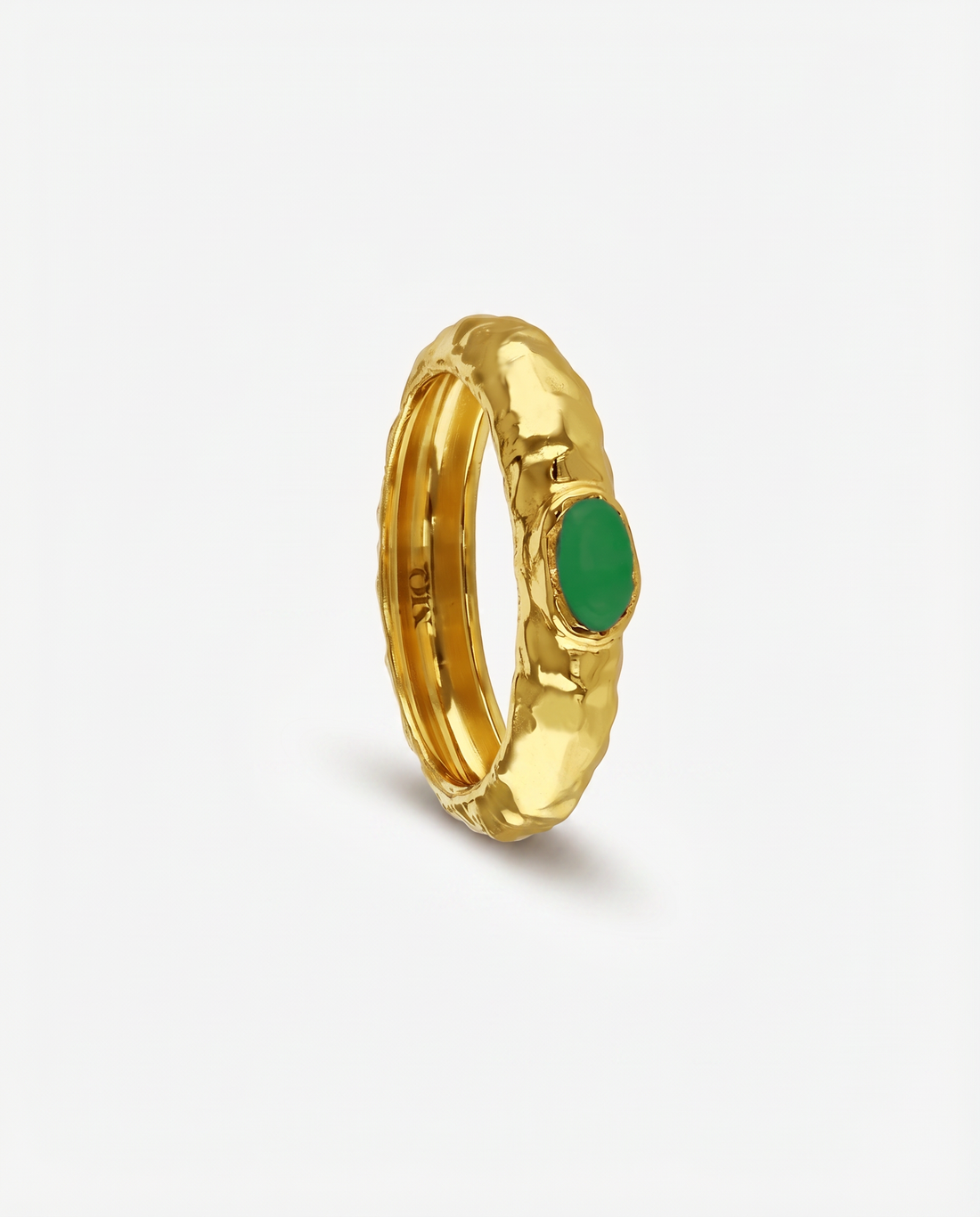 Gemstone Doughnut Ring