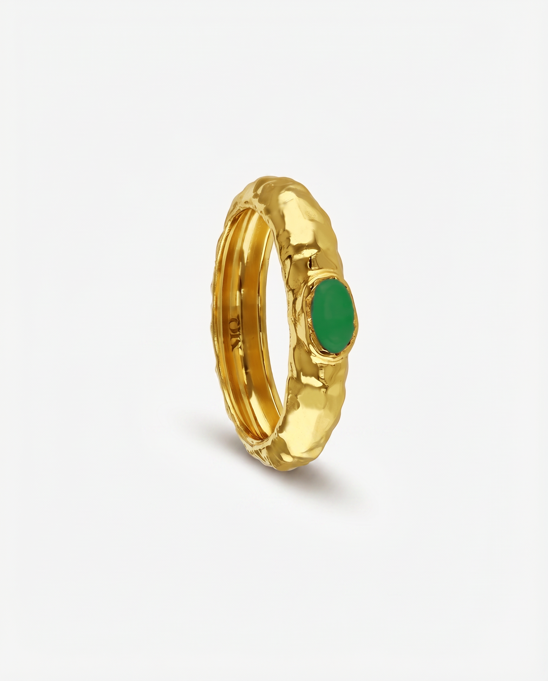 Gemstone Doughnut Ring